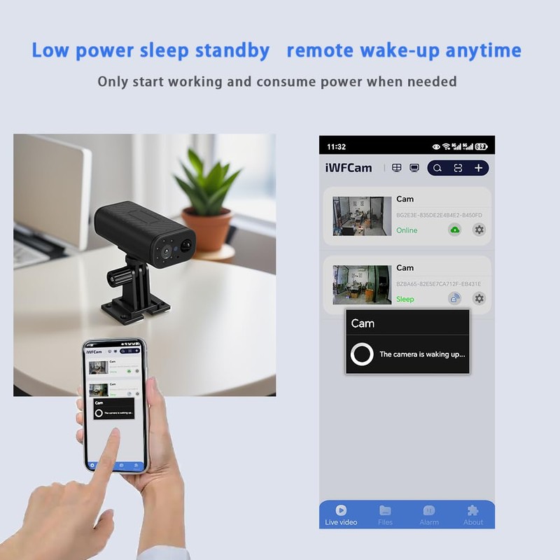 PNZEO W9 Pro Smart Wireless Camera, IPX6 Waterproof 4K HD,