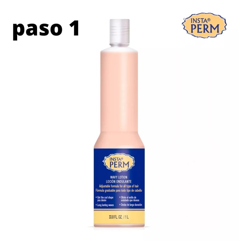 Nutrapel Locion Ondulante Paso 1 Y 2 Base Permanente Rizos