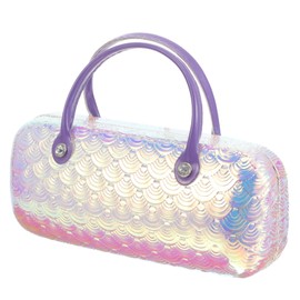 KESYOO sunglasses travel organizer glasses case with handle sunglasses holder reading glasses case sunglass hard case glasses case for women portable hard shell pu leather child