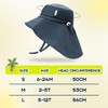 Duoyeree UV Protection Toddler Sun Hat - UPF 50+ Beach