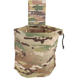 Gwild Concepts Tactical Dump Pouch - Mag MOLLE Dump Pouch Ultralight Foldable Utility Pouch Mag Dump Pouch for Battle Duty Belt, Camo
