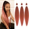 Tressage Extensions de Cheveux, 3 Pieces Jumbo Braid Cheveux Synthétiques
