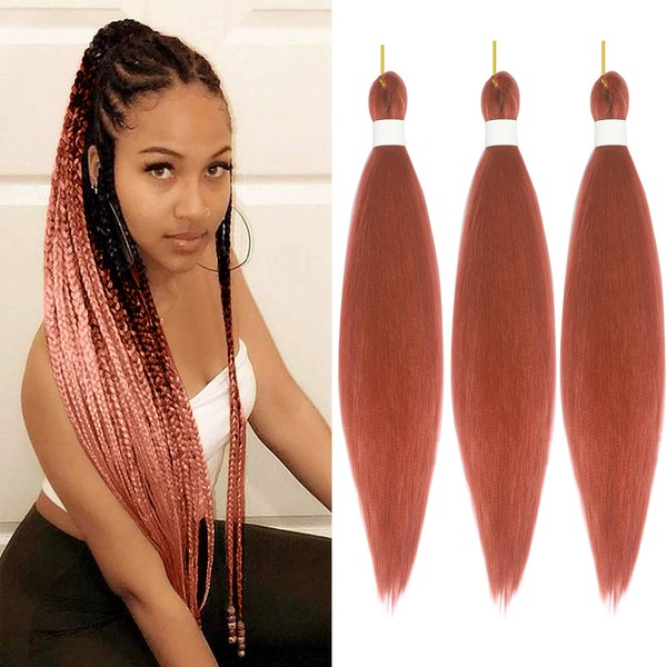 Tressage Extensions de Cheveux, 3 Pieces Jumbo Braid Cheveux Synthétiques