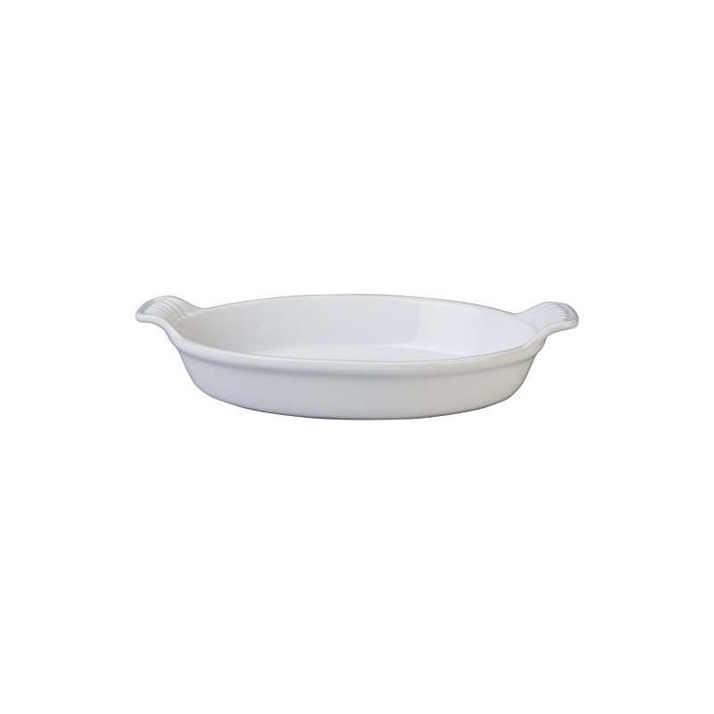 Heritage Oval Au Gratin Dish - White