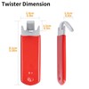 Jikbeed T-Post Clip Tool: Fence Wire Twisting and Fencing Tool