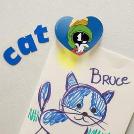 Looney Tunes Marvin The Martian Heart Acrylic Fridge Refrigerator Magnet