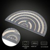 Precision Marking Protractor Protractor Angle Measuring Tool Electroplated Black Stainless