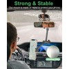 Charchendo Pro Zinc Alloy Rearview Mirror Car/Truck Phone Mount 4-7"