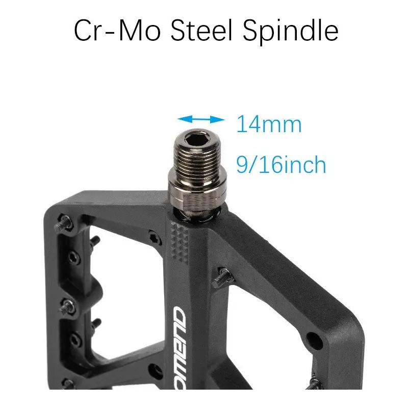 Pedal De Bicicleta Mtb Sellado Du Nylon Super Large M42