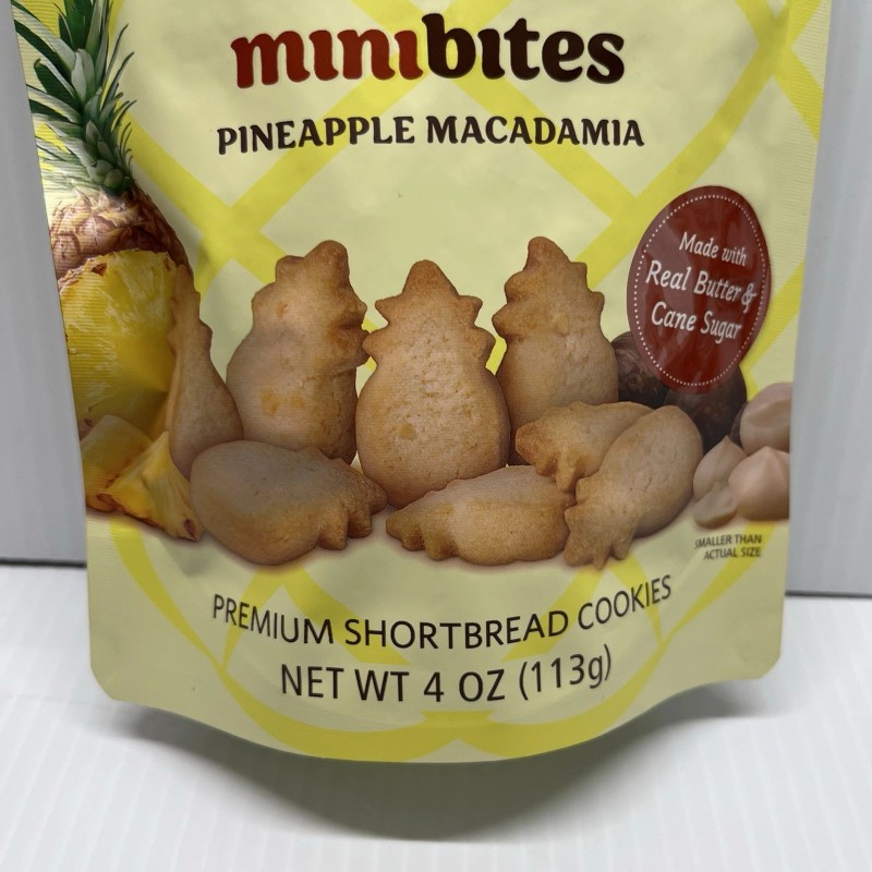 Honolulu Cookie Co. Pineapple Macadamia MiniBites 4oz