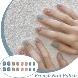 16 Jelly Grün Ombre UV Gel Nagelfolie, Nagelfolie Selbstklebend, Nagelaufkleber, Dekoration Nageldesign Zubehör