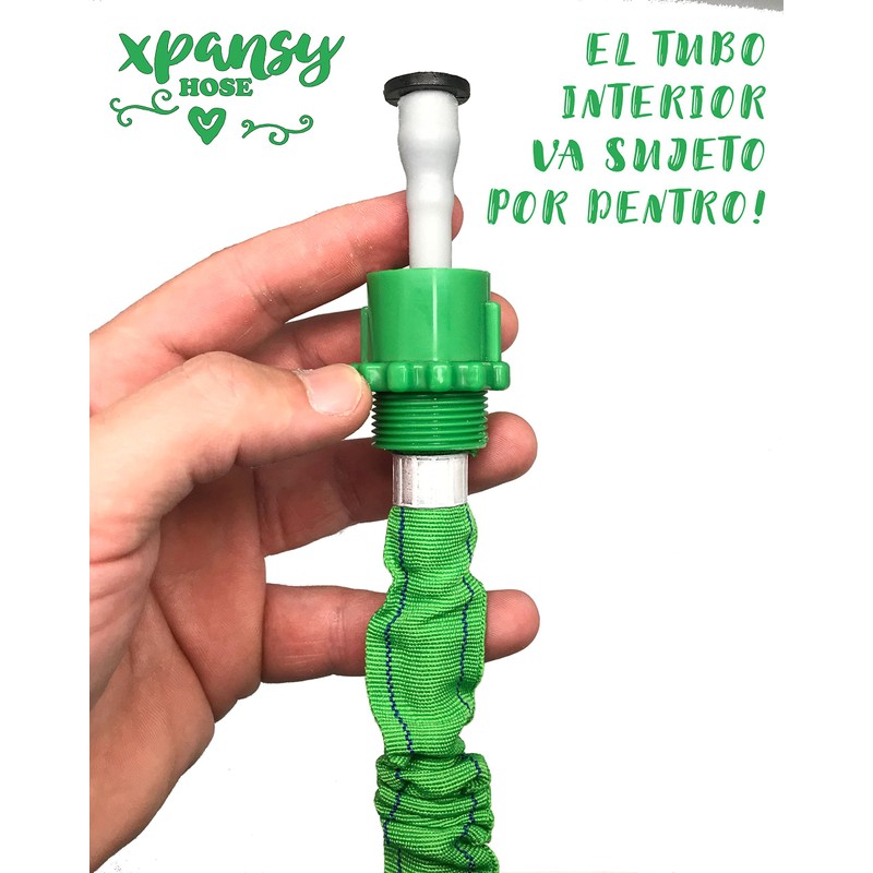 Xpansy C2607A Hose Basic - Extendable Water Pressure Hose, Green,