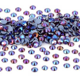 NCB 2880pcs Hotfix Rhinestones, Flatback Crystal Rhinestones for Crafts Clothes DIY Decoration (Amethyst AB, SS8 2.4mm)