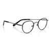 eyebobs BFF Premium Unisex Reading Glasses, Silver/Black Front with Silver