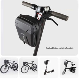 WILD MAN - Bolsa de almacenamiento para scooter plegable de liberación rápida de 3 litros, resistente a la lluvia, para patadas, scooters y manubrio MTB (E8)