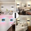 TRLIFE Rechargeable Battery Operated Wall Sconces, Remote Control Dimmable LED