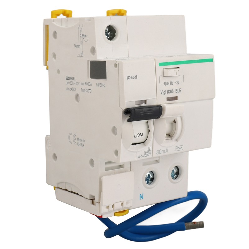 Circuit Breaker Air Switch With Leakage Protection Accessories 1P+N AC230V