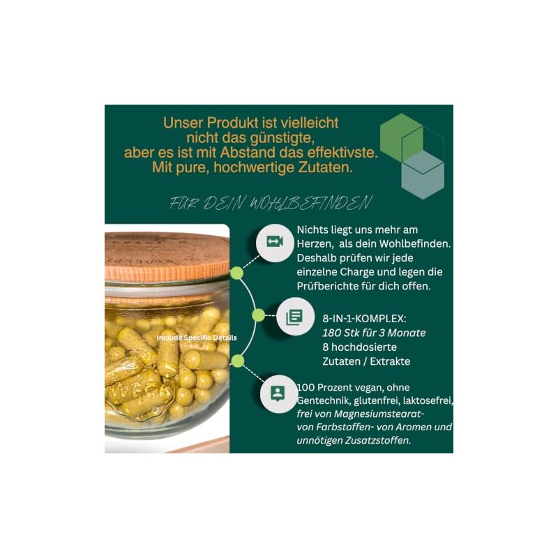Liver Treatment for 3 Months 180 Capsules, 8-Way Complex Milk