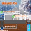 HEATIT Sewage Pipe Heating Cable for Buried Pipes, Wastewater Systems,