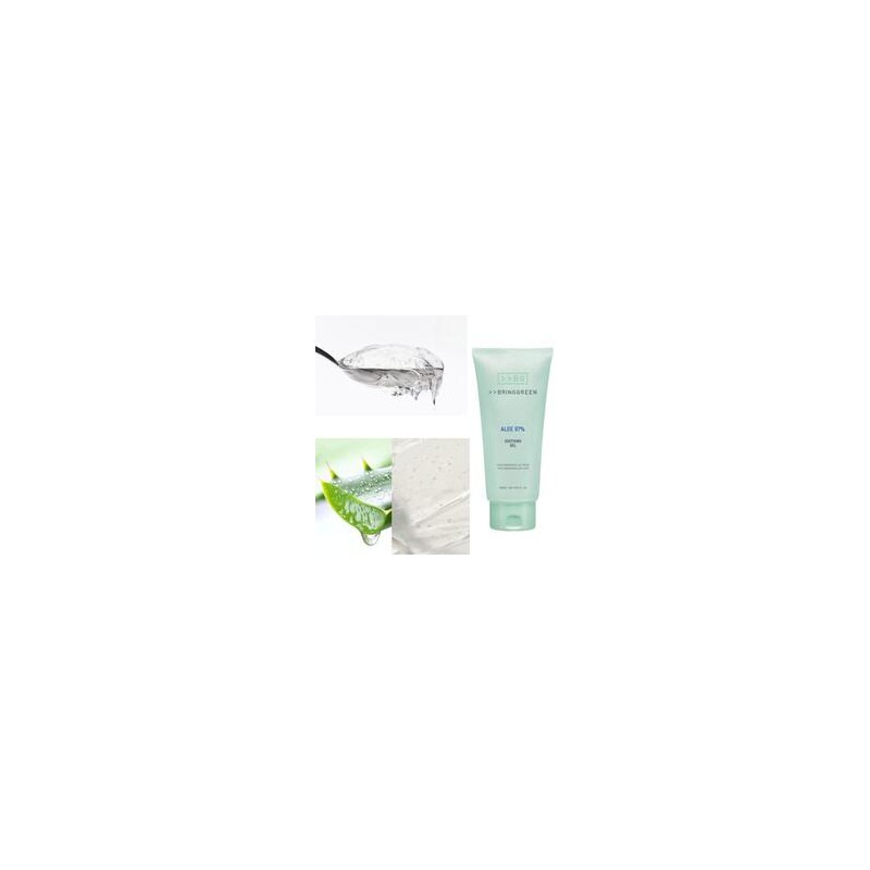 BRING GREEN Aloe 97% /Pink Aloe 96% Soothing Gel 300ml*2ea,