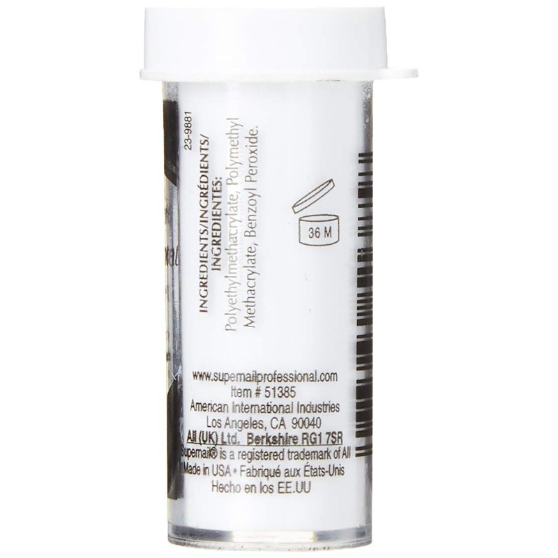 Super Nail Super Nail Supernail French Acrylic Clear Powder -