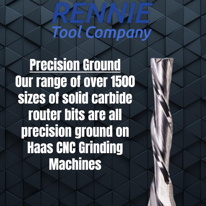 3mm x 12mm Flute x 1/4" Shank Solid Carbide Spiral