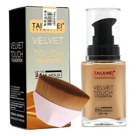 Base De Maquillaje Tailaimei Velvet Touch Alta Cobertura 106                                                                                          