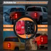 BeamTrack Tail Lights Assembly Compatible with 2014-2019 Chevy Silverado 1500