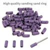 Oiieco 100Pcs 3mm Mini Sanding Bands for Nail Drill, 180