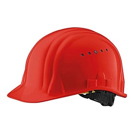 Schuberth B80519 Baumeister 80 Safety Helmet with Screw Lock Red