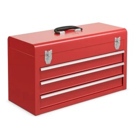 Portable 3-Drawer Garage Mechanic Tool Cabinet Boxcolor: Red Color