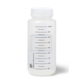 United Scientific® Unistore™ - Sample Containers with Lids - Polypropylene Wide Mouth Graduated Reagent Bottle - 16 Oz Bottles (500ml) Multi-Purpose Plastic Bottles with Lids, 1 Each