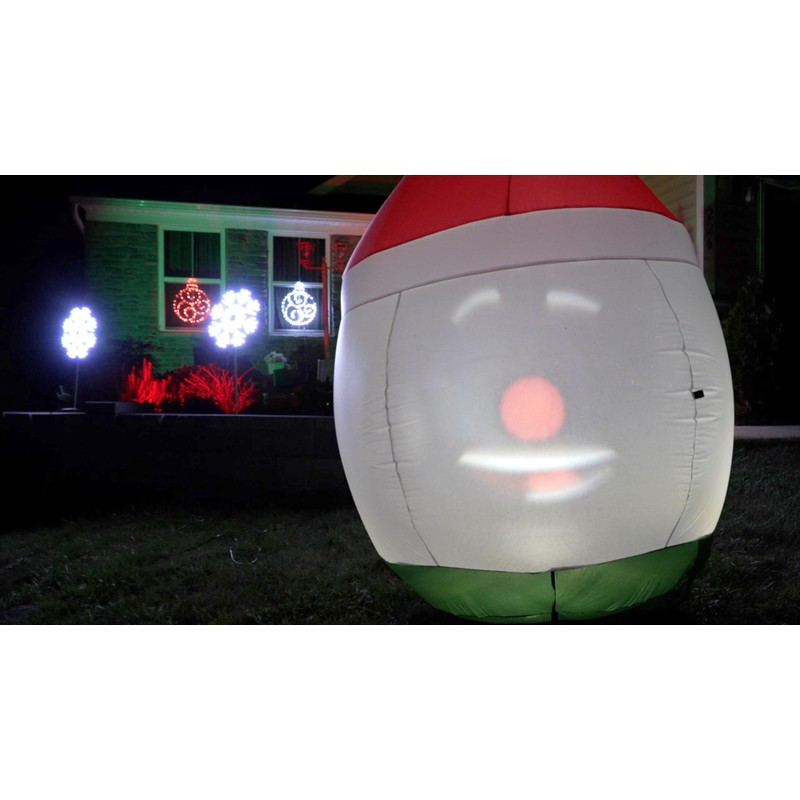 ANIMAT3D Inflatable Mr. Chill Talking Animated Inflatable Snowman with Built