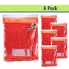 Party Dimensions Plastic Table Skirt, 29-Inches by 14-Feet - Red