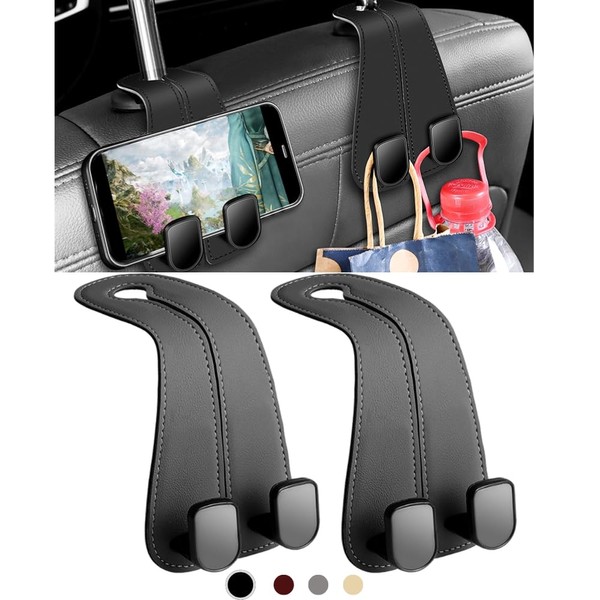 Tmengdao Car Seat Back Storage Hook,Multifunctional Car Purse Hook,Headrest Hooks