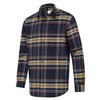 Hoggs of Fife Coll Cotton Twill Check Shirt Large NavyLargeNavy