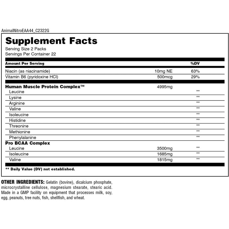 Universal: Animal Nitro 44pks