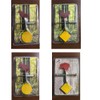 Air Gun Spinner Target 4 Pcs Set Tree Standing Shooting