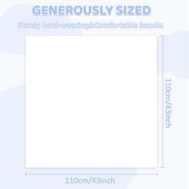 ICKEYOU Muslin Baby Towels Bath Towels 43 x 43 Inch Soft 100% Cotton Cute Animal Print Washcloths Extra Large Baby Bath Towels for Newborns Infants Toddlers Kids (Blue)