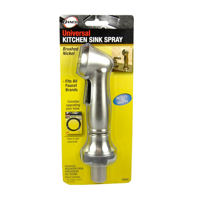 Danco 10337 Universal Premium Kitchen Sink Side Spray, Brushed Nickel