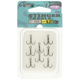 OWNER(オーナー) フック カルティバ ST-36BC スティンガートリプルフック 12号 ガンブラックコート 11548