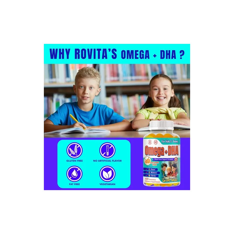 Rovita Gomitas Niños Omega 3 Dha Vegetal 60 Gomitas