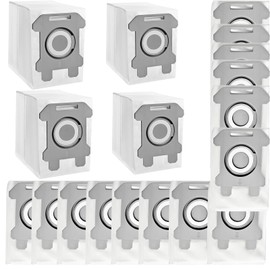 12 Pack Dust Bin Bags Compatible for Robotic Vacuum Cleaner i3, i3+, i7, i7+, i8, i8+, i4, i4+, i1, i1+, i6, i6+, j7, j7+, s9, s9 Plus, i & s j Series Automatic Dirt Disposal Trash Bags