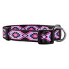 Native Pup Western Dog Collar, Cute Designer Aztec Tribal Pattern,