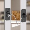 Multi-Purpose No-Drill Lock Stopper for Entrance Doors & Drawers White Lock (1pc)