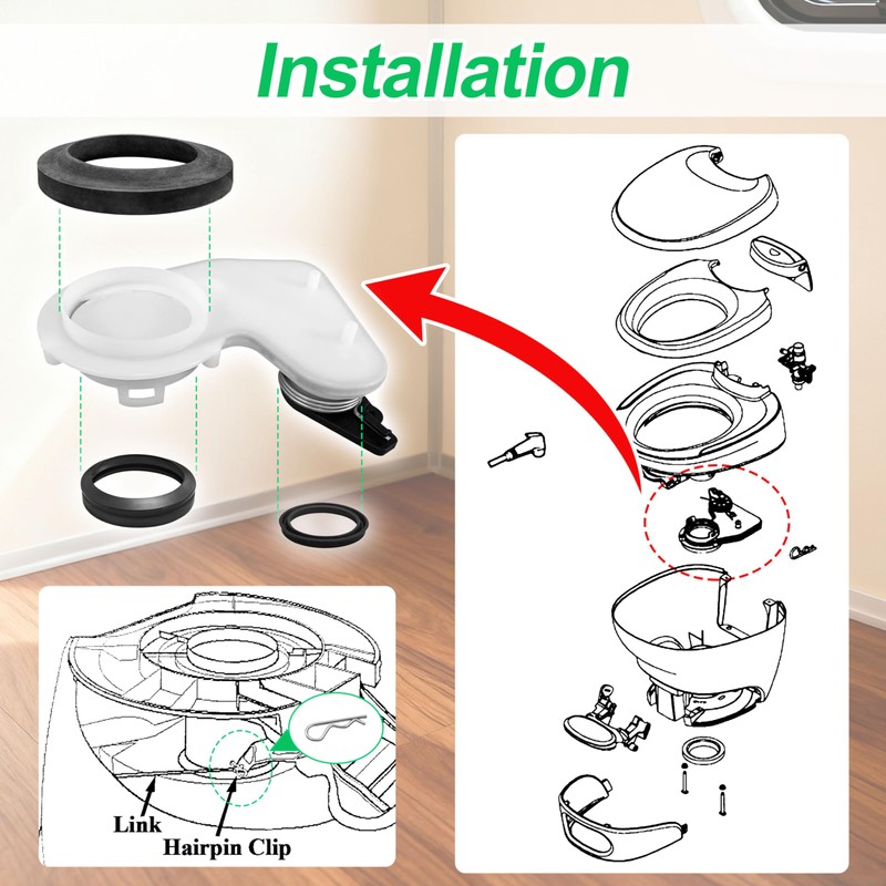 31112 Service Package Replacement for Thetford, Compatible with Bravura RV
