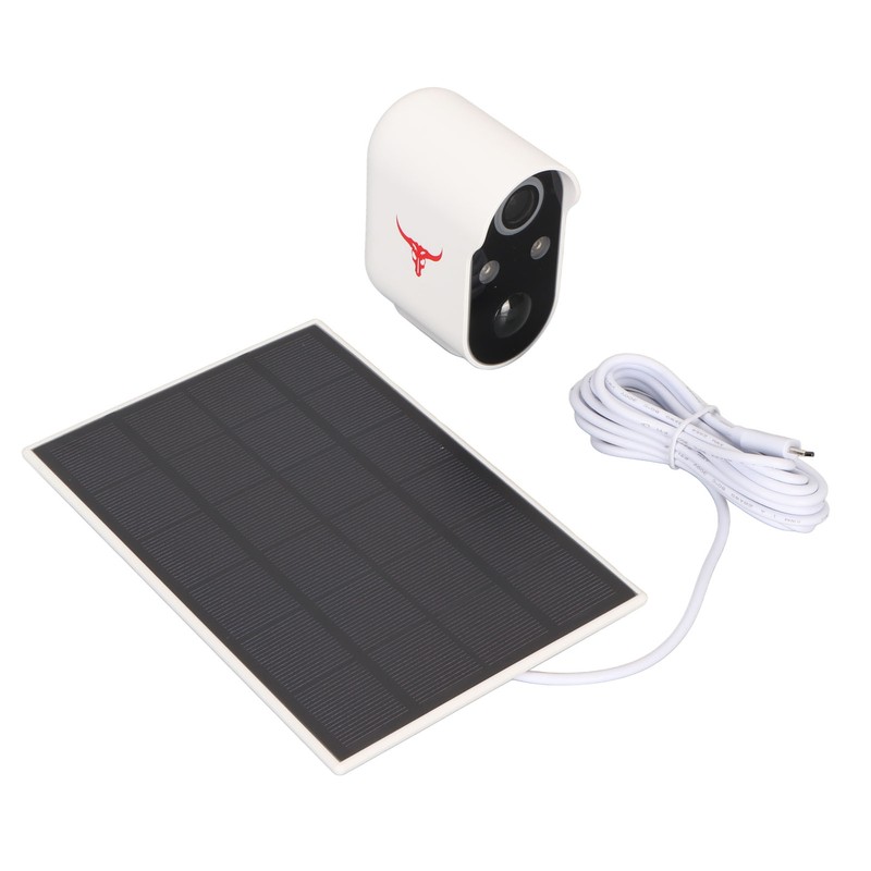 Outdoor Security Camera WiFi Battery Powered Solar Charging HD Night