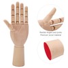 Wooden Hand Model Movable Flexible Durable Wood Wide Application Wooden