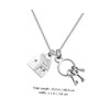 jojofuny House Pendant Necklace Sweater Chain Alloy Necklace Keychain Women