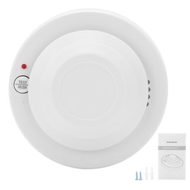 Independent Photoelectric Smoke Detector 3V for Homes Schools Restaurants Companies Warehouses